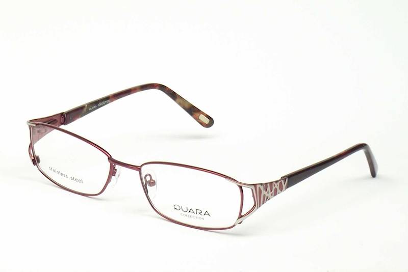 Oprawa okularowa QR1028 C03 Quara - burgund/srebro