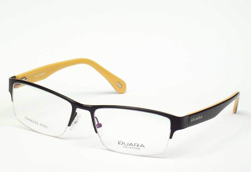 Oprawa okularowa QR1208 C02 Quara - czarny/pomarań