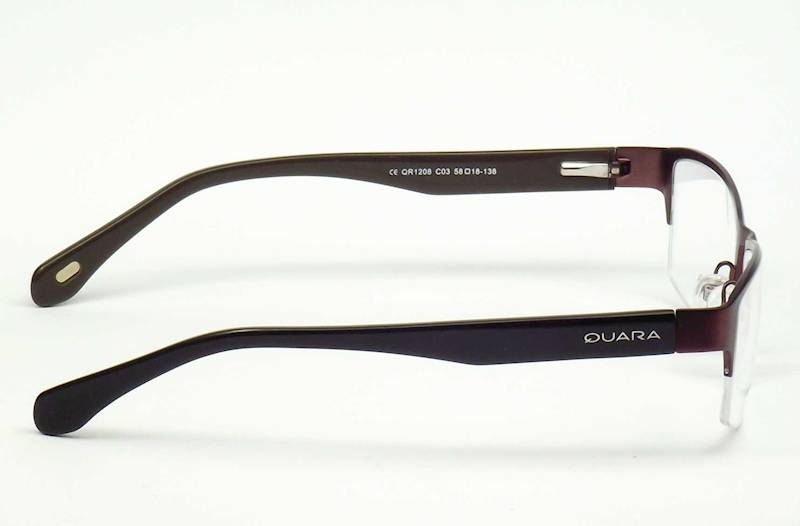 Oprawa okularowa QR1208 C03 Quara - brąz/czarny
