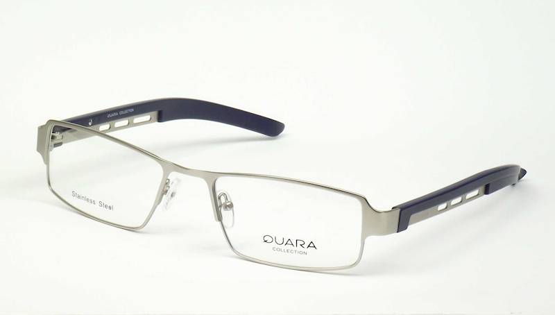 Oprawa okularowa QR1030 C06 Quara - srebrny/granat