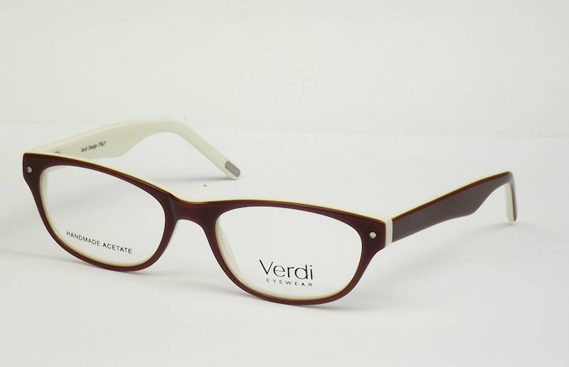Oprawa okularowa VD1234 C02 Verdi - brąz/krem