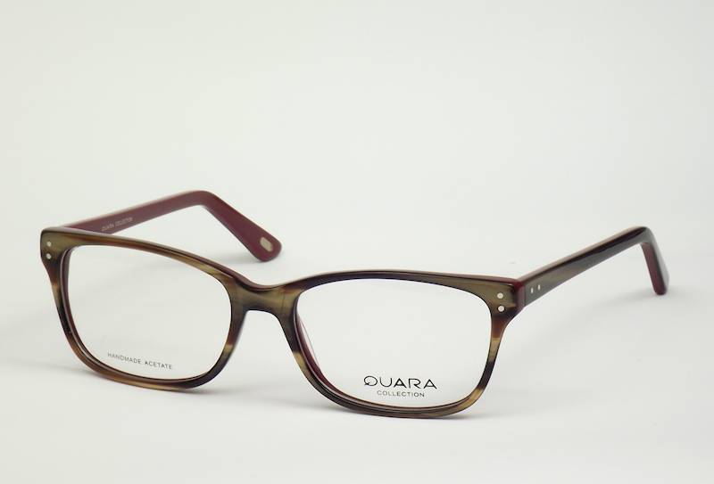 Oprawa okularowa QR1036 C01 Quara - brąz/burgunt