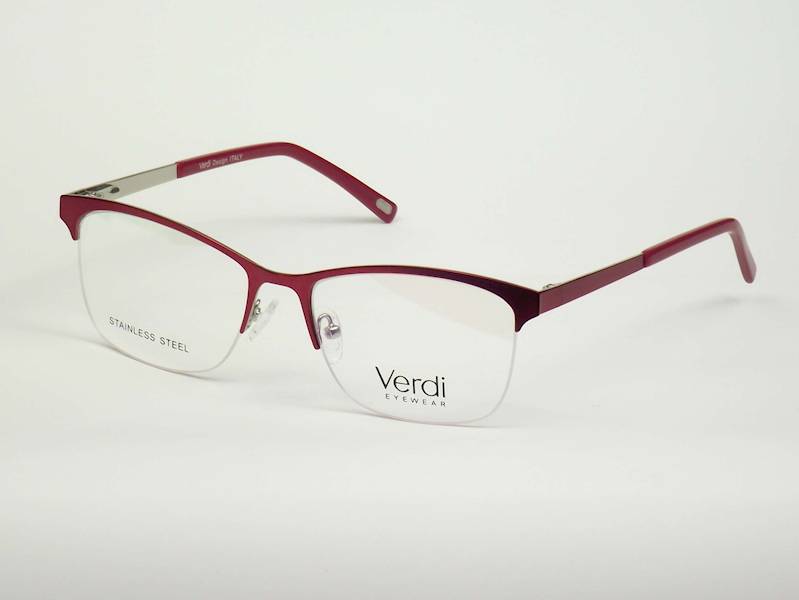 Oprawa okularowa VD1245 C02 Verdi - czerwo/srebrny