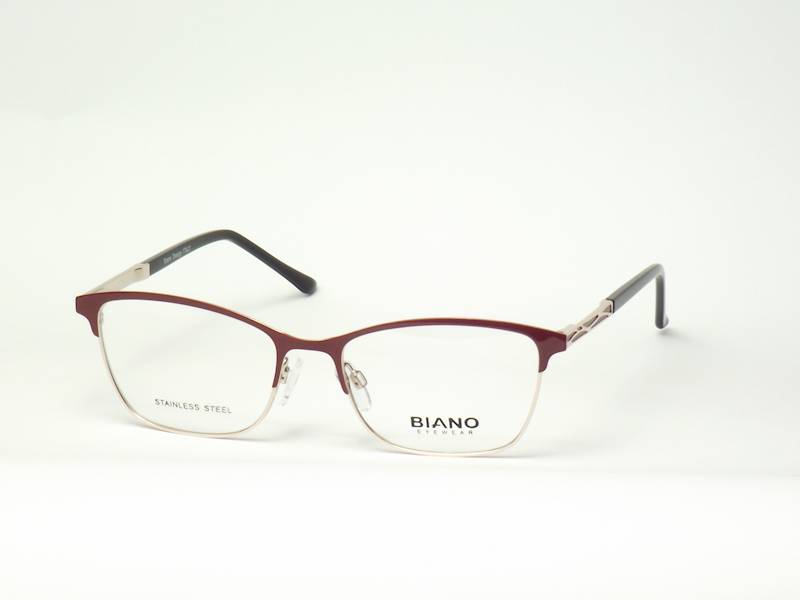 Oprawa okularowa BN2116 C03 Biano - burgund/złoto