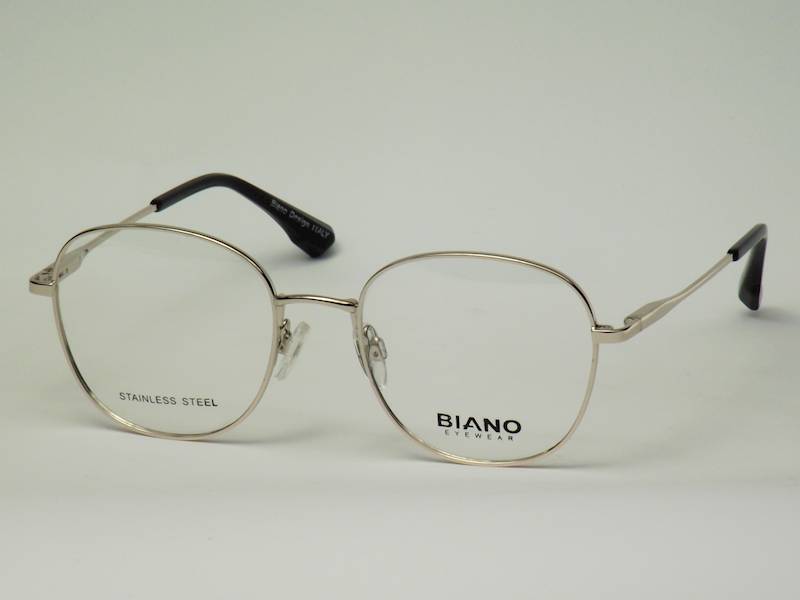 Oprawa okularowa BN2112 C03 Biano - srebro/czarny