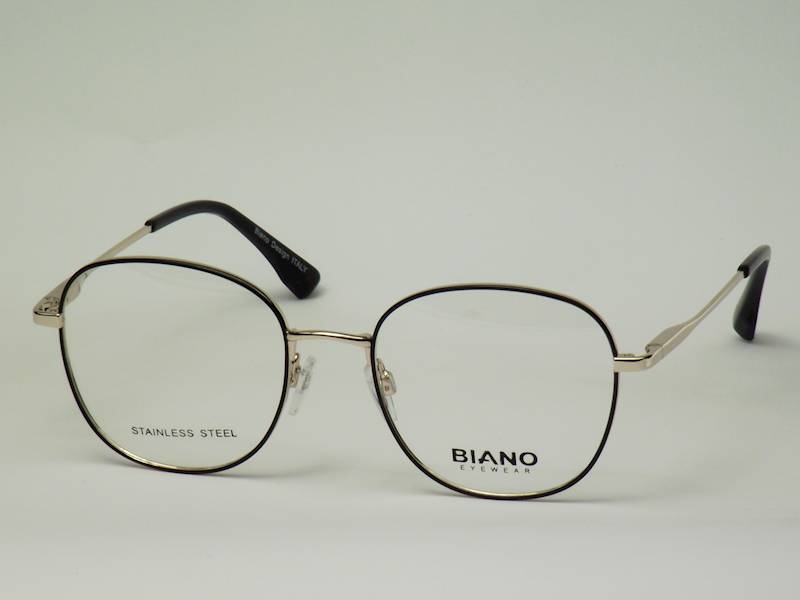 Oprawa okularowa BN2112 C02 Biano - czarny/złoty