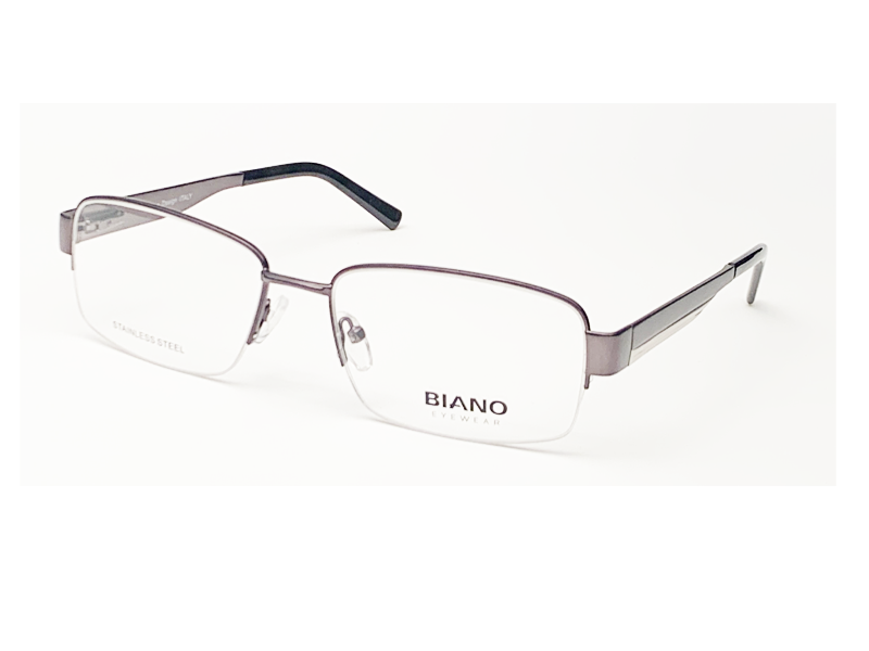 Oprawa okularowa BN2127 C02 Biano - gun/srebrny