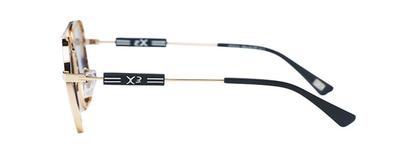 Okulary przeciwsłoneczne EX672 C03 Excces - złoto-