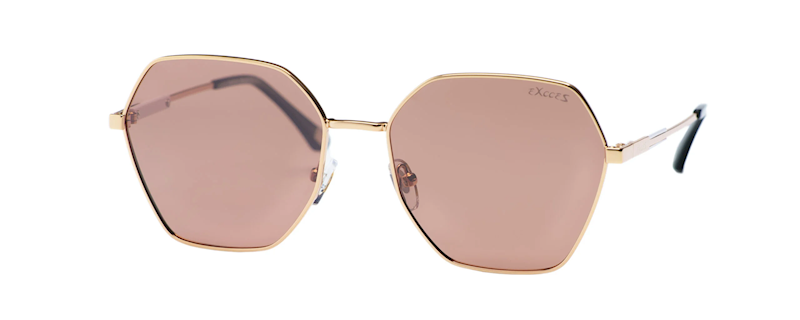 Okulary przeciwsłoneczne EX671 C02 Excces - złoto-