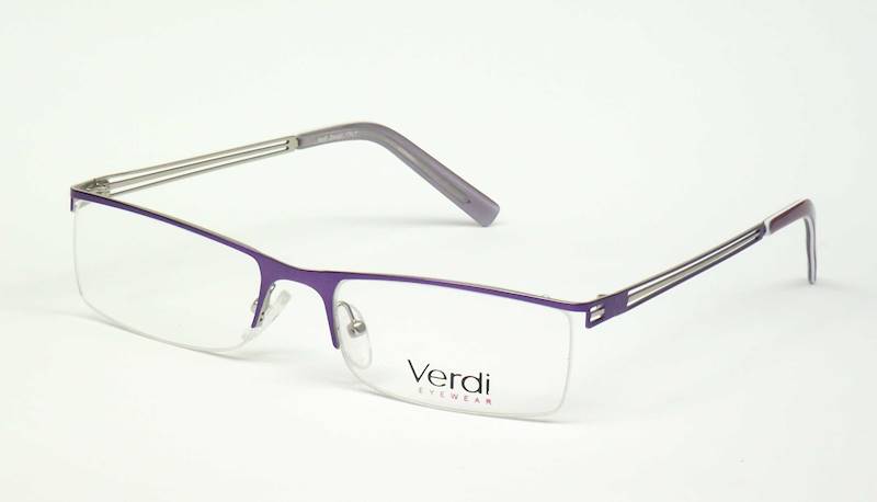 Oprawa okularowa VD1116 C02 Verdi - purpura/srebrn