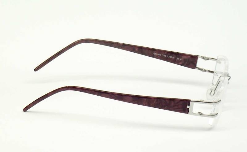 Oprawa okularowa VD1105 C02 Verdi - srebro/purpura