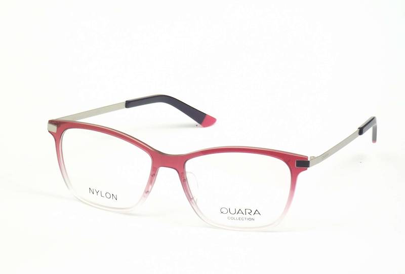 Oprawa okularowa QR1228 C03 Quara - czerwon transp