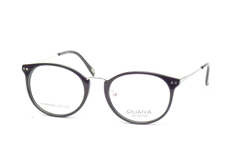 Oprawa okularowa QR1240 C02 Quara - czarny/srebrny