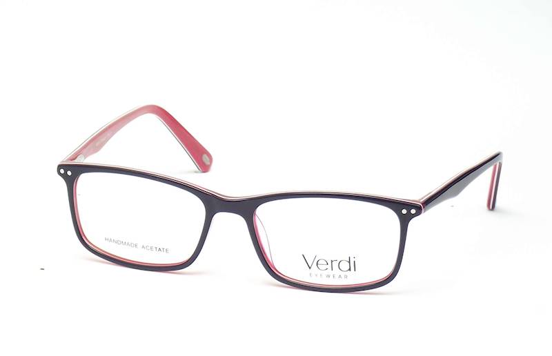 Oprawa okularowa VD1289 C01 Verdi - gran/czerwo