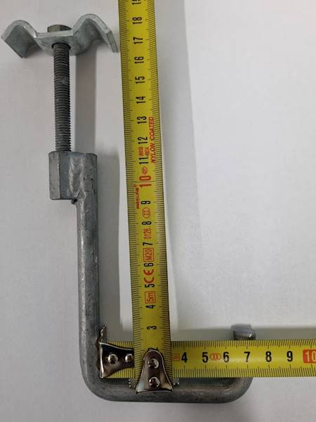 Uchwyt hakowy - ceownik 100x82mm ocynk ogniowy