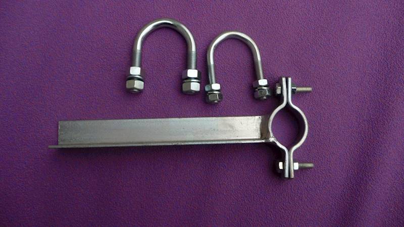 Uchwyt do rur DN   65 - 2,5" typ D, czarny