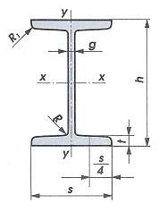 Dwuteownik    80 IPN  1 S355J2   12m   42x3.9 