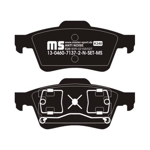 klocki hamulcowe tylne NISSAN PRIMERA P12 / RENAULT ESPACE IV / LAGUNA II / MEGANE II / VEL SATIS