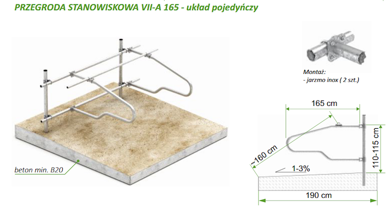 PRZEGRODA STANOWISKOWA VII-A OC.