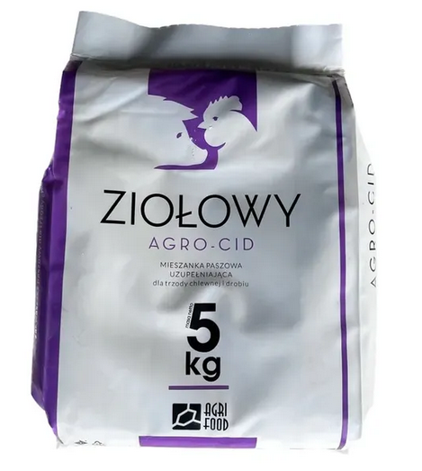 AGRO-CID ZIOŁOWY zakwaszacz paszowy 5 kg
