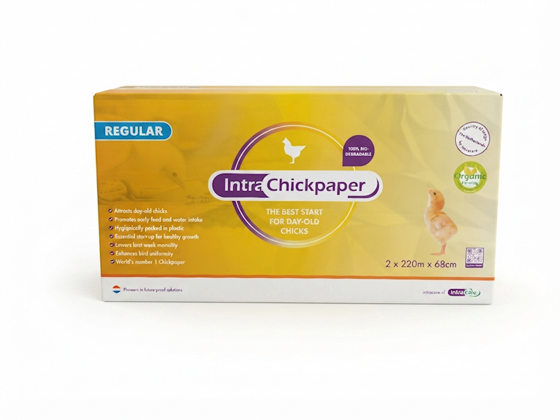 Papier dla kurcząt Intra ChickPaper 68 cm x 220 m rozkład 3 dni