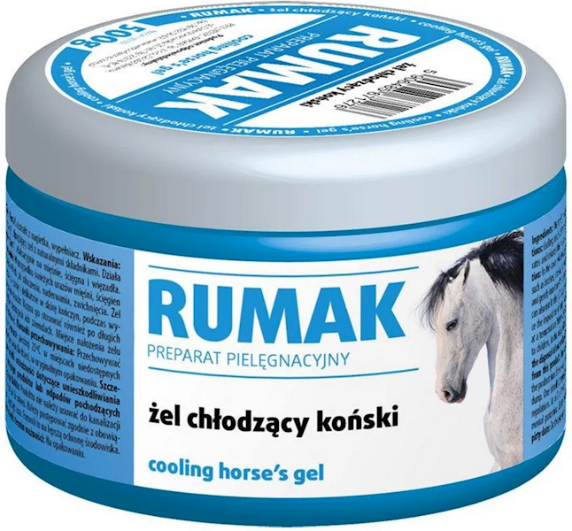 Rumak chłodzący dla koni (Vetos Farma) żel pudełko 500 G