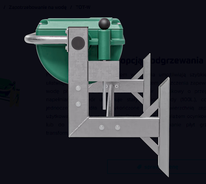 Poidło wylewne ścienne