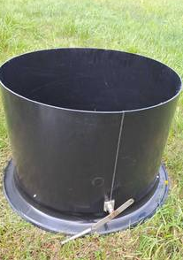 Przepustnica fi 63 z chwytnią i sprężyną 