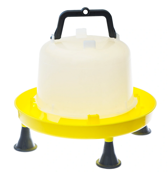 Poidło odwracalne dla drobiu 5 litrów z uchwytem i nóżkami