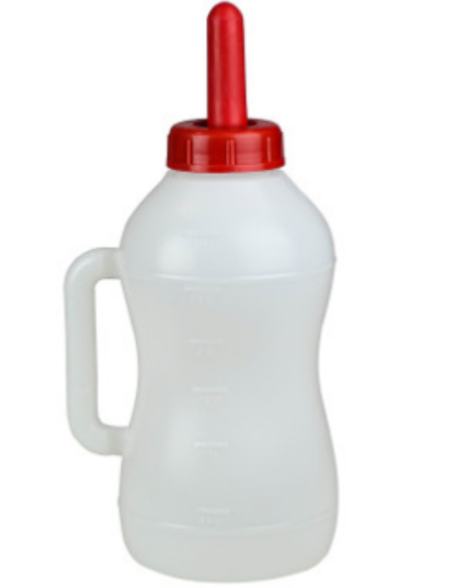 Butelka do pojenia cieląt z wygodnym uchwytem o pojemności 3l