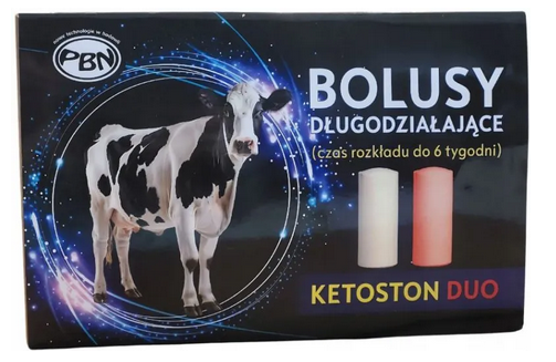 Ketoston duo- bolusy na ketozę dla krów 