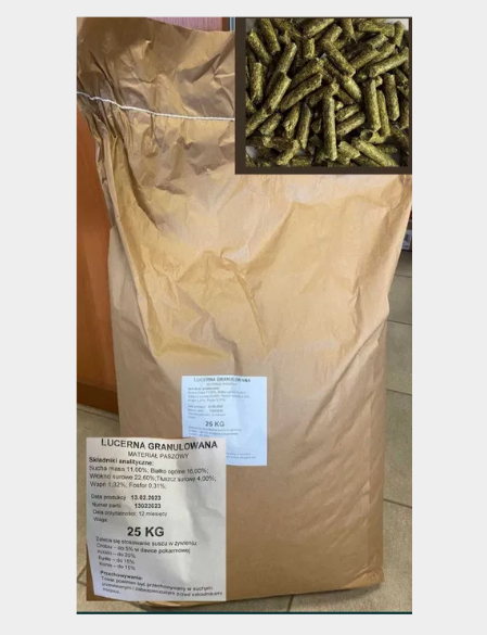 Granulat z Lucerny 25 kg 