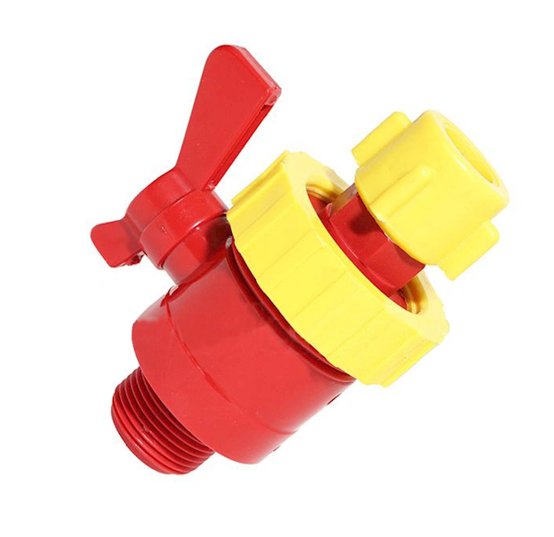 zawór reduktora ciśnienia LUBING z wyjsciem na wąż spiralny