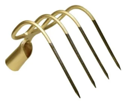 widły 4 zęby, 21x20 cm 