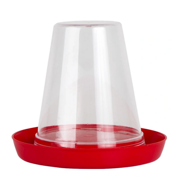 Poidło dla piskląt i przepiórek z transparentnym zasobnikiem 0,6l