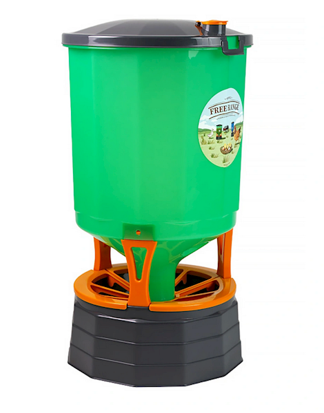 Karmnik dla kur automatyczny KOLOSS z przezroczystym zasobnikiem 25 kg