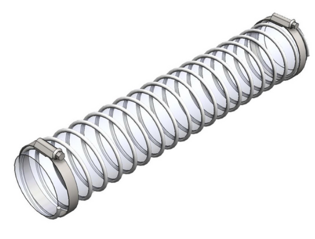 Rura zsypowa elastyczna fi85 mm