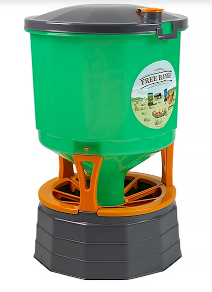 Karmnik dla kur automatyczny KOLOSS z przezroczystym zasobnikiem 35 kg