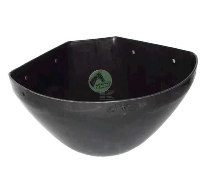 karmidło narożne, czarne 16l