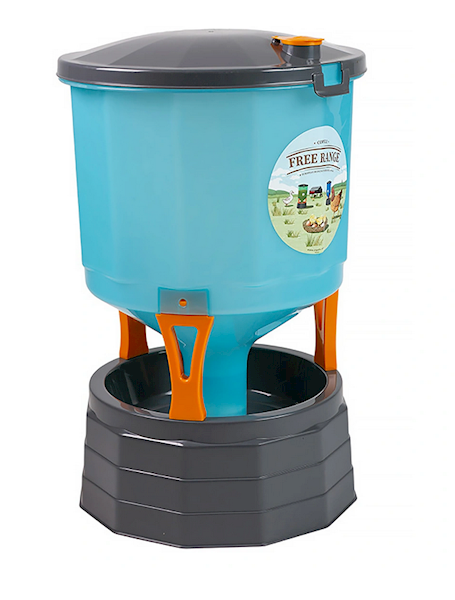 Poidło dla kur automatyczne KOLOSS z przezroczystym zasobnikiem 45 l