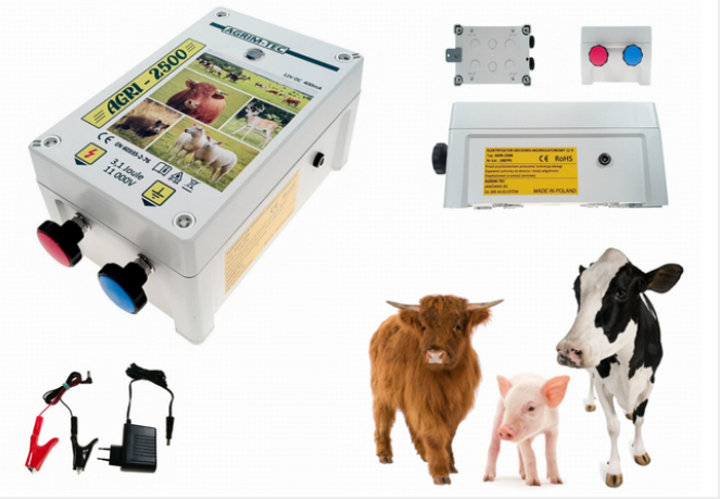 Elektryzator AGRI-2500 3,1J sieciowo-akumulatorowy