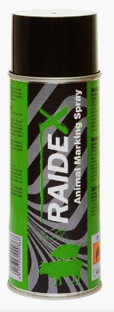 Spray do znakowania, Raidex 500 ml, zielony