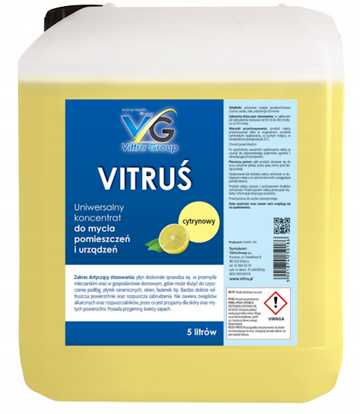 Vitruś cytrynowy 5l