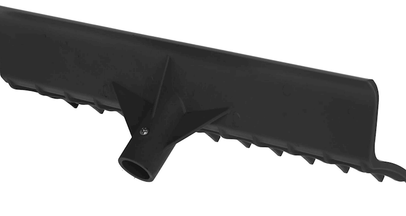 Zgarniacz obornika z grabiami, 40 cm, czarny, nylon wzmacniany włóknem szklanym, 