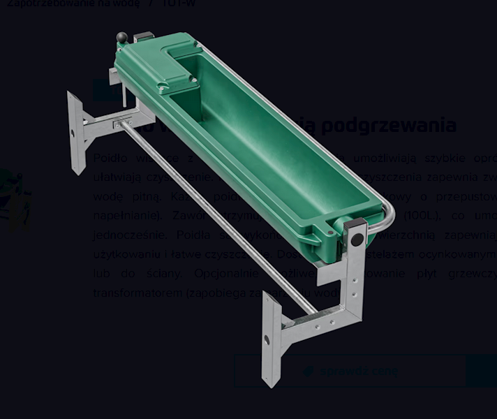 Poidło wylewne ścienne