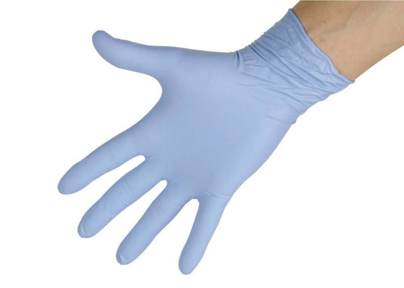 Rękawice nitrylowe Nitrile Top Pro, rozm XL, niebieski 100szt, Kerbl
