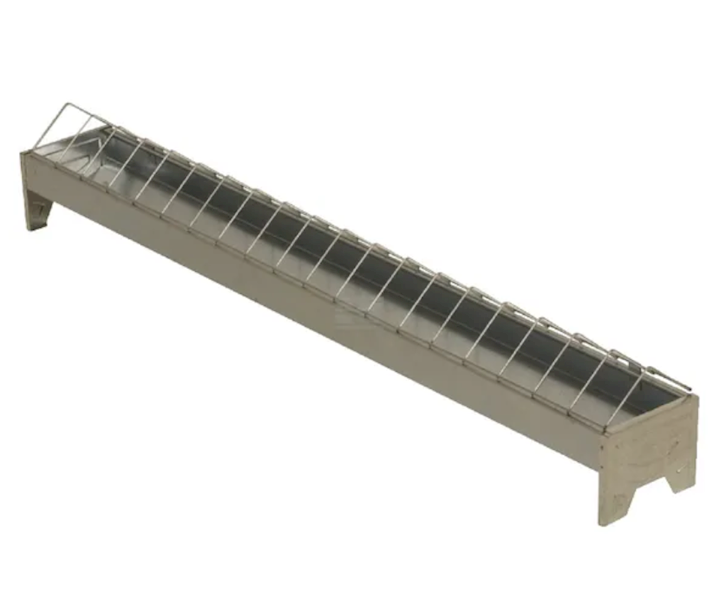 Karmidło dla drobiu ocynk 10x100