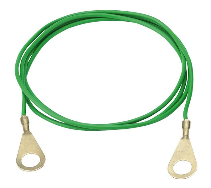 Przewód przyłączeniowy elektryzator-uziemienie, 100cm 