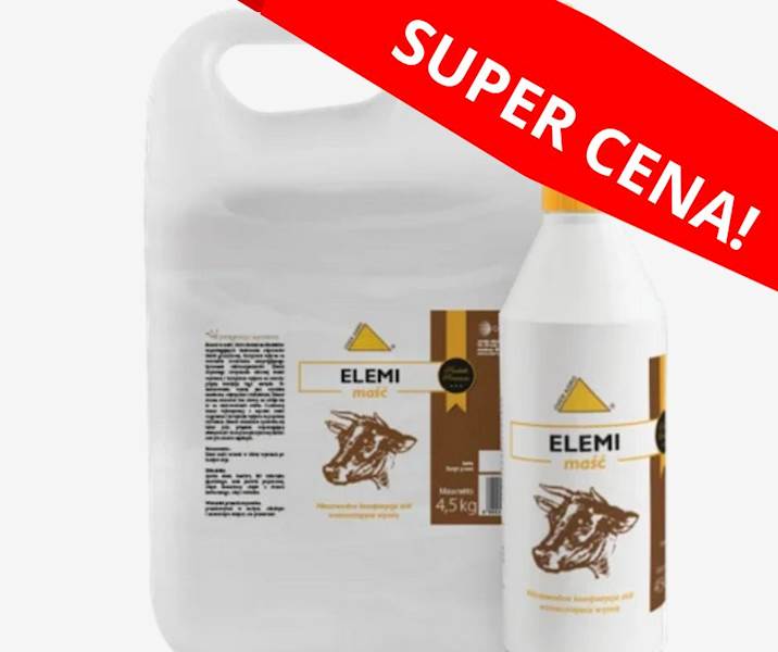 Elemi maść 450g - rozgrzewająca bezkarencyjna maść na zapalenia wymion /30.11.2028