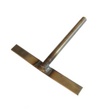 Uchwyt podrusztowy M8, 150x130 mm, płaskownik